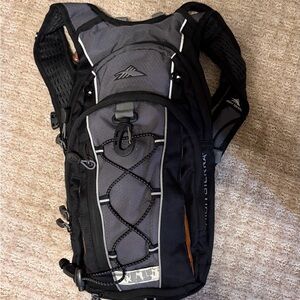 Gray and Black Backpack